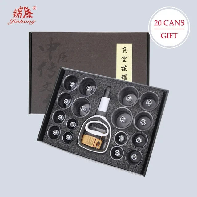 Cupping Therapy Set – Vacuum Suction Cups for Body Massage & Cellulite Relief