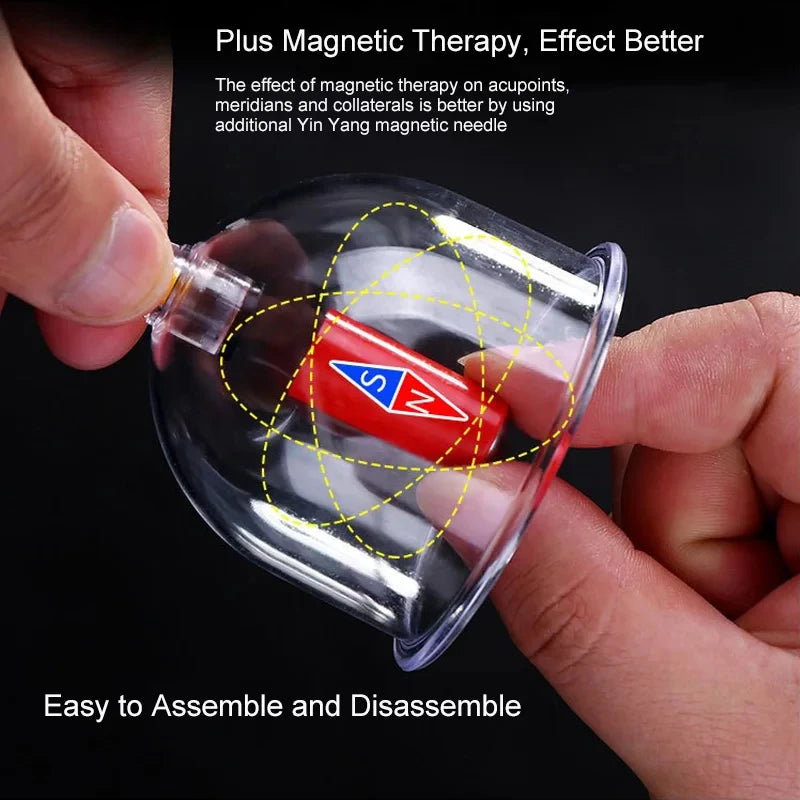 Cupping Therapy Set – Vacuum Suction Cups for Body Massage & Cellulite Relief