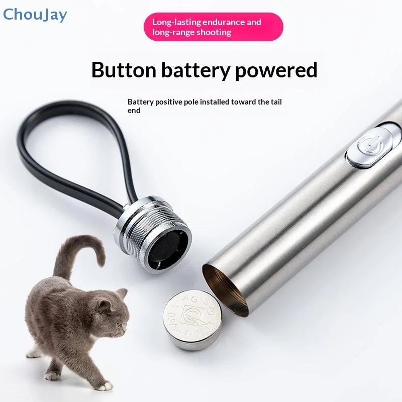 Laser Cat Teaser Pen — Multi-Pattern Interactive Pet Toy