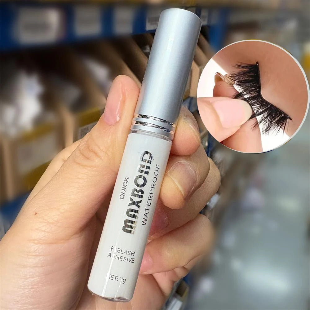 Strong Hold Eyelash Glue — Waterproof, Quick-Dry & Non-Irritating (7g)