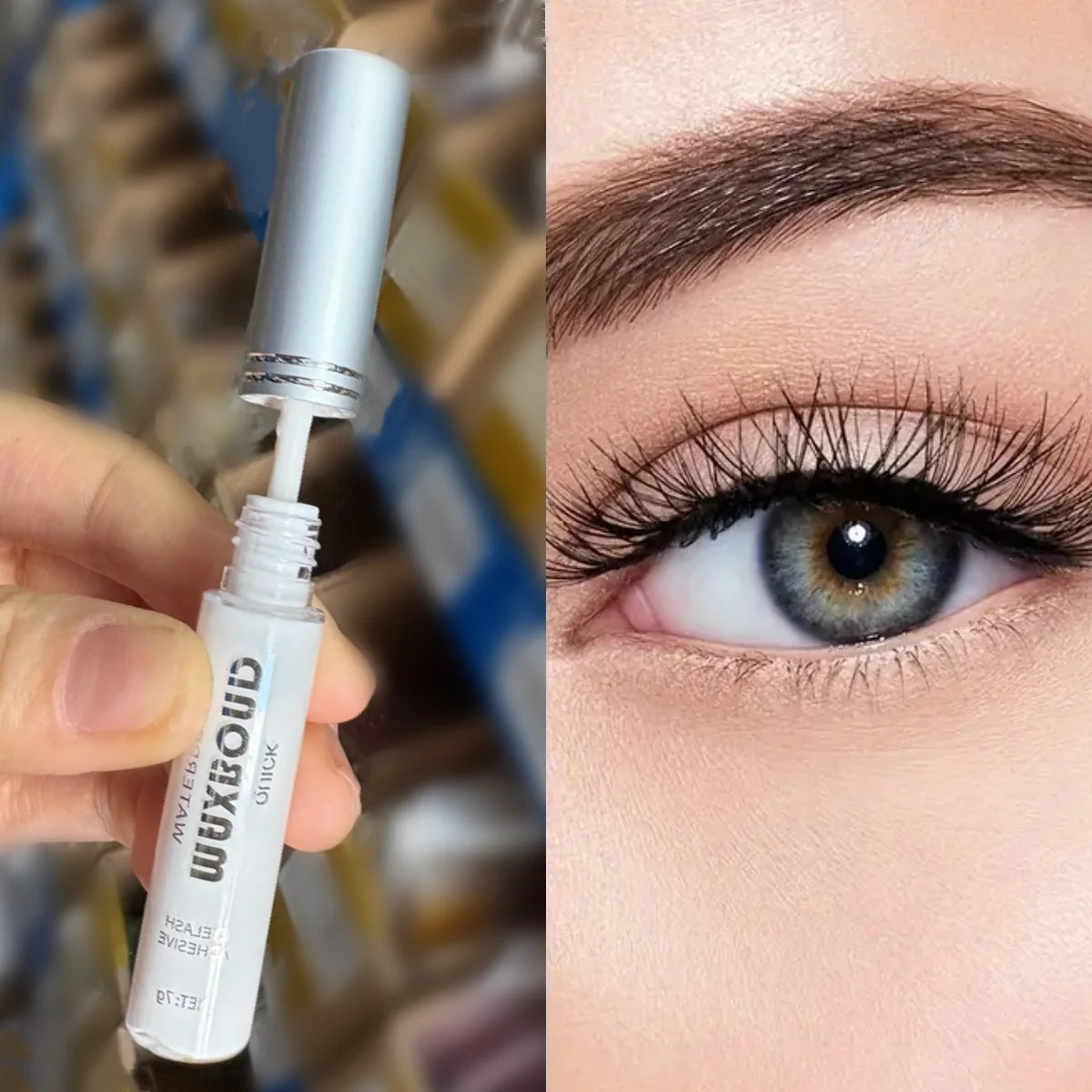 Strong Hold Eyelash Glue — Waterproof, Quick-Dry & Non-Irritating (7g)
