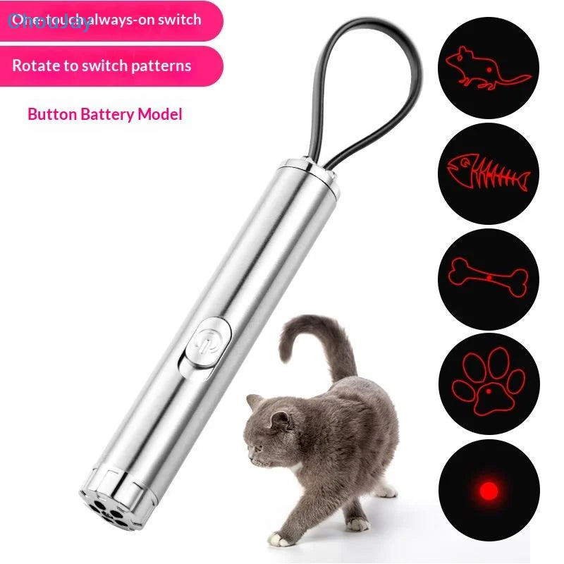 Laser Cat Teaser Pen — Multi-Pattern Interactive Pet Toy