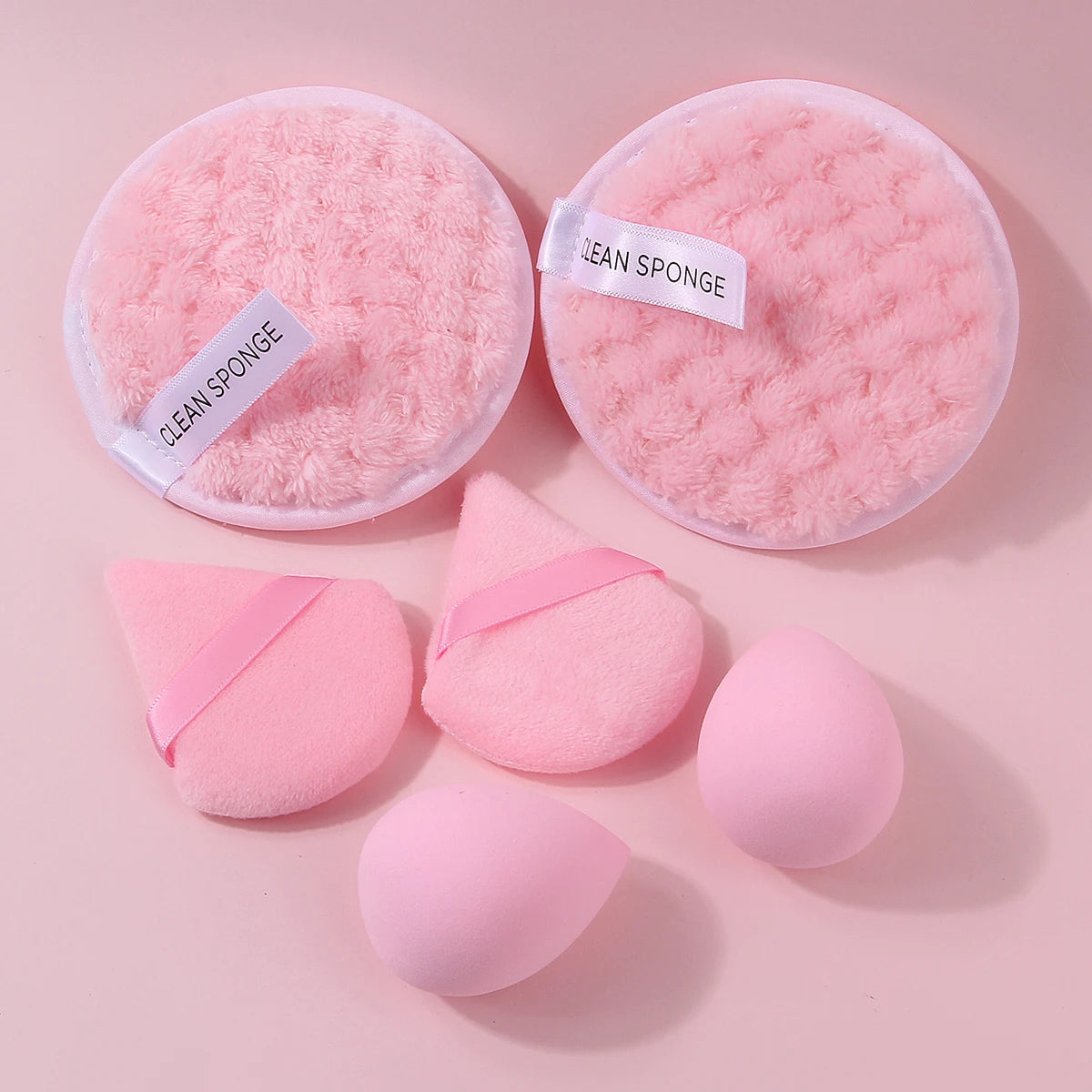 6-Piece Makeup Sponge & Powder Puff Set