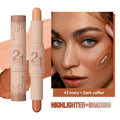 2-in-1 Contour & Highlight Stick — Nose Shadow, Bronzer & Brightening
