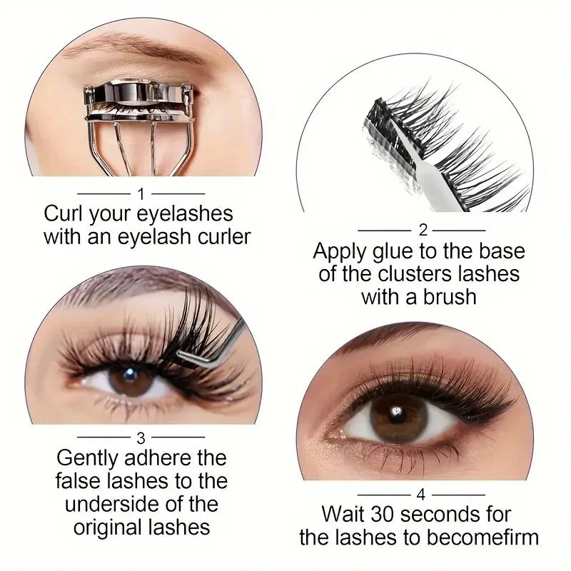Strong Hold Eyelash Glue — Waterproof, Quick-Dry & Non-Irritating (7g)