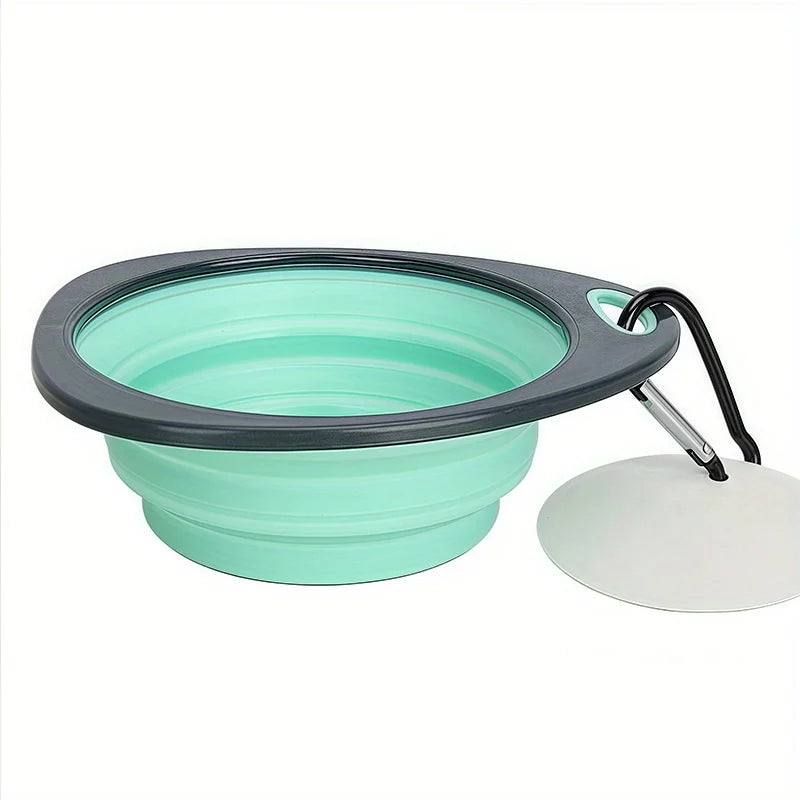 Collapsible Pet Travel Bowl — Portable Foldable Food & Water Bowl