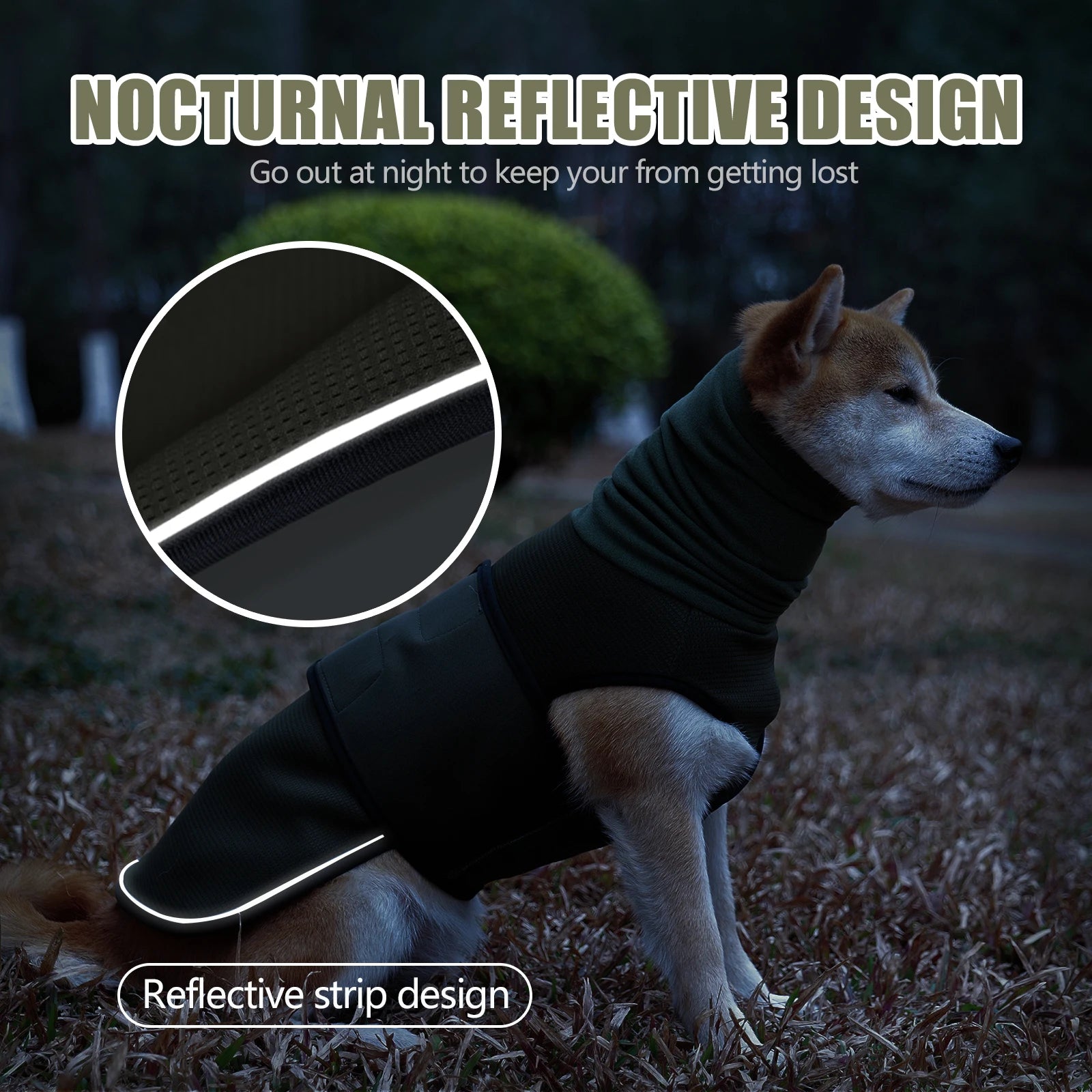 Dog Anxiety Vest — Calming Jacket for Thunder, Fireworks & Stress