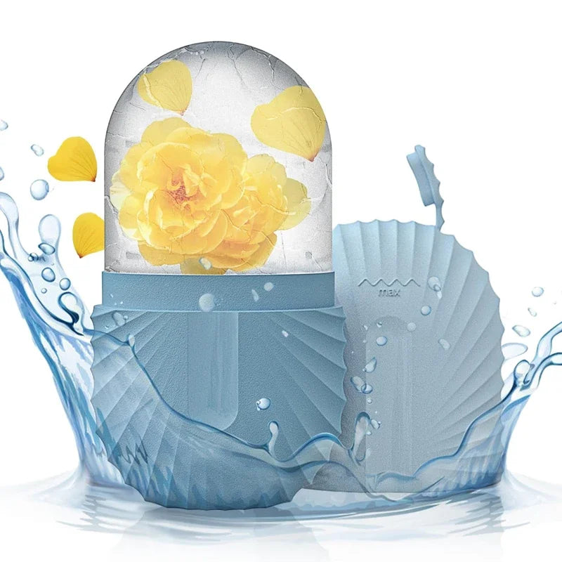 Ice Face Roller – Silicone Ice Mold for Puffiness, Pores & Skin Soothing