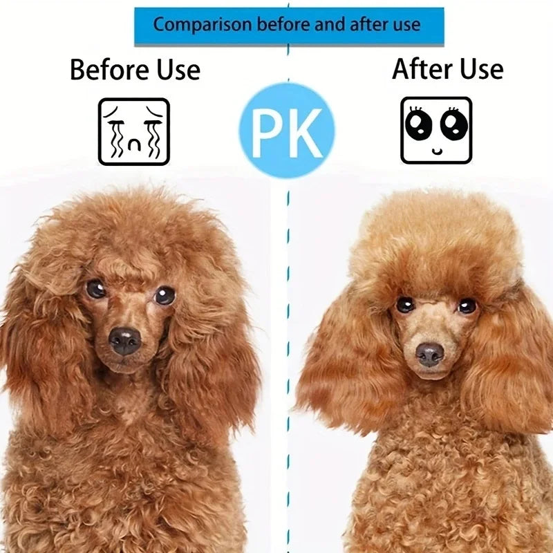 Self-Cleaning Pet Slicker Brush for Cats & Dogs