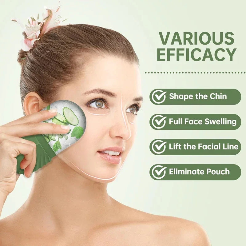 Ice Face Roller – Silicone Ice Mold for Puffiness, Pores & Skin Soothing