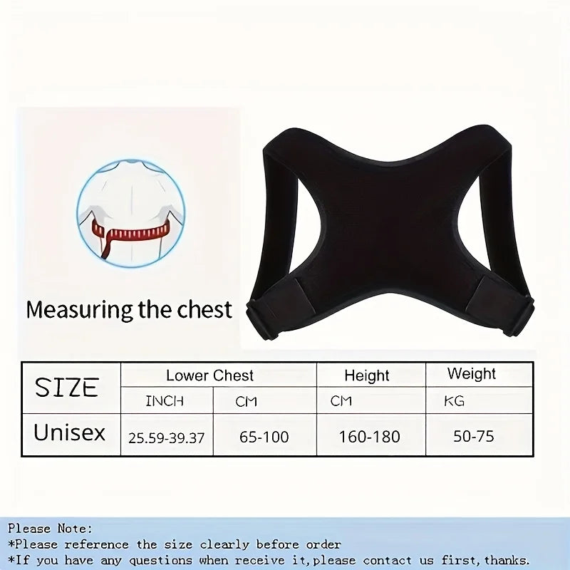 Adjustable Posture Corrector Back Support Belt