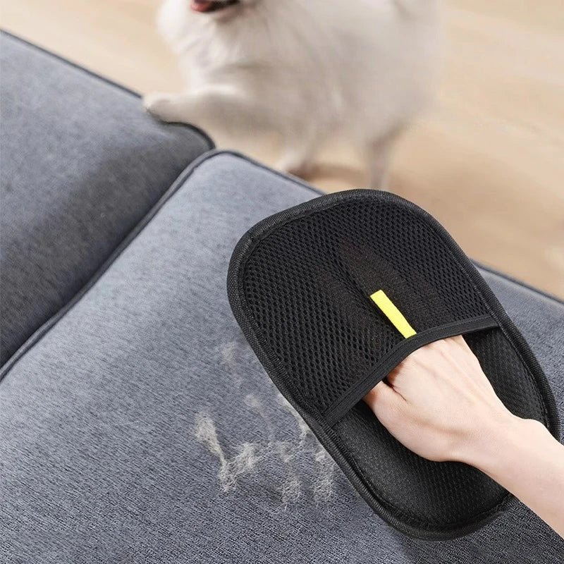 Pet Hair Remover Glove — Reusable Lint & Fur Mitt for Cats & Dogs