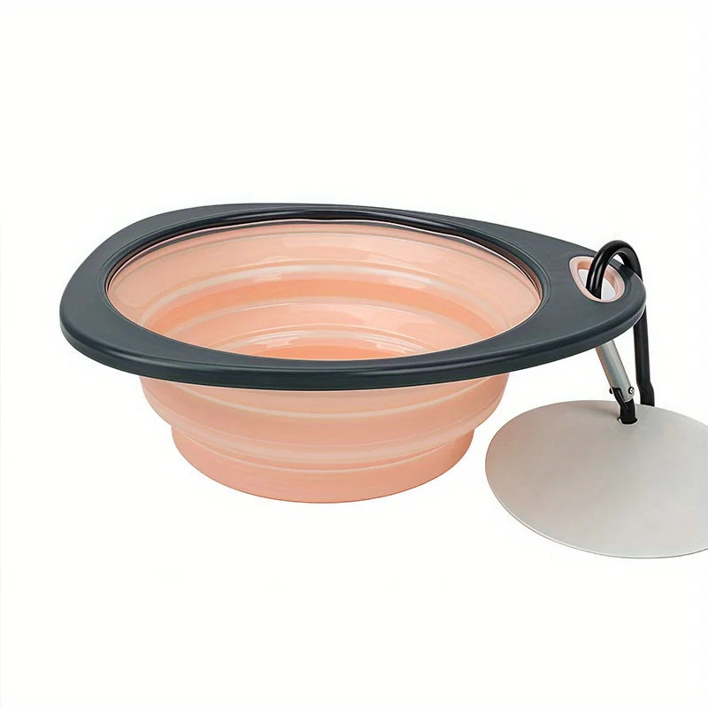 Collapsible Pet Travel Bowl — Portable Foldable Food & Water Bowl