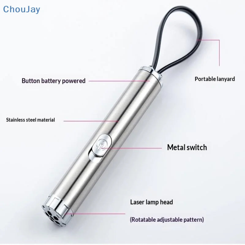 Laser Cat Teaser Pen — Multi-Pattern Interactive Pet Toy