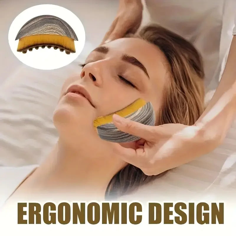 Lymphatic Drainage Brush – Face & Body Massage Tool for Detox & Relaxation