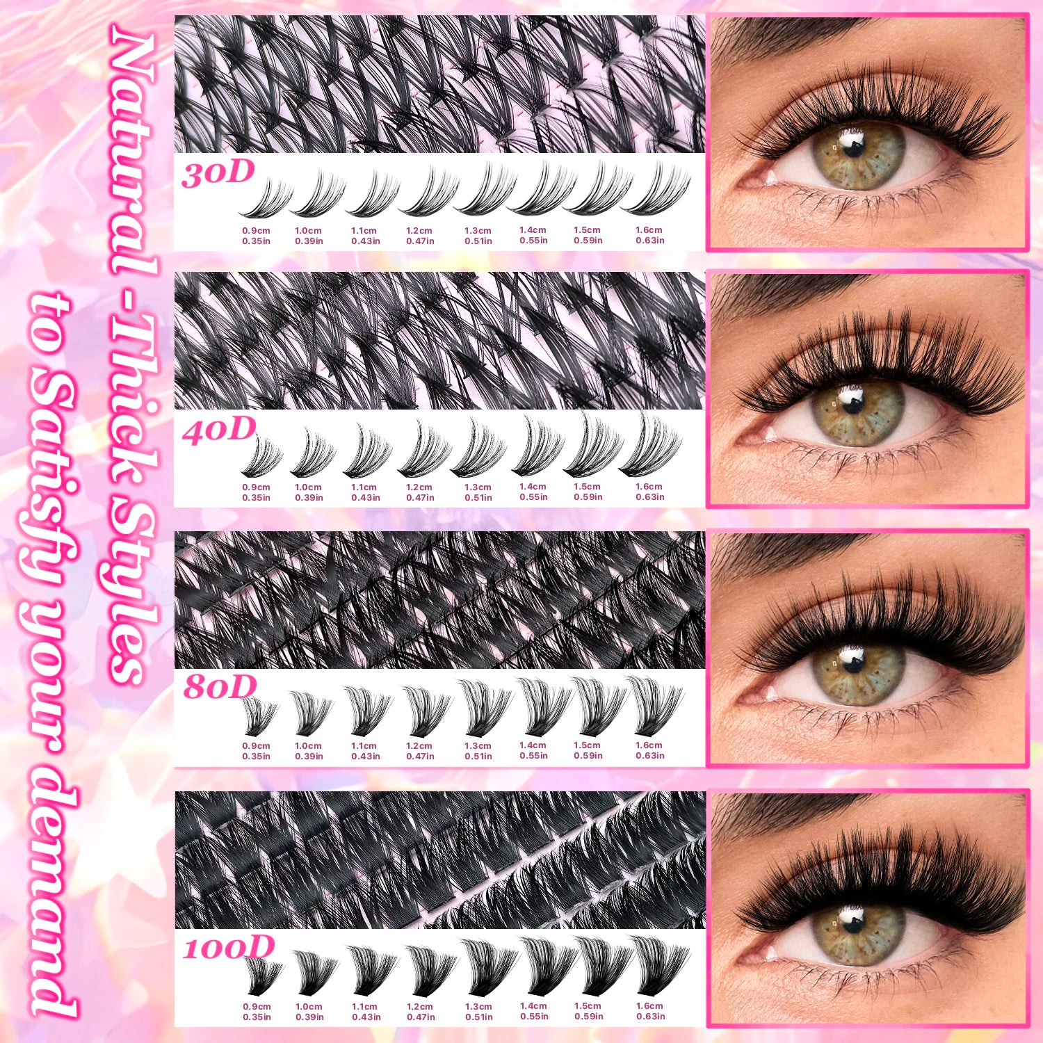 DIY Cluster Lash Extension Kit — Individual Lashes with Bond & Seal