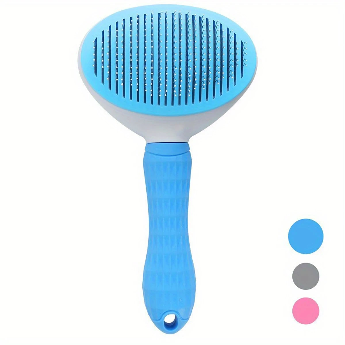 Self-Cleaning Pet Slicker Brush for Cats & Dogs