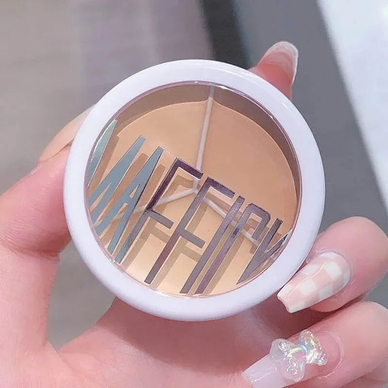 3-Color Concealer Palette — Full Coverage for Dark Circles, Blemishes & Scars
