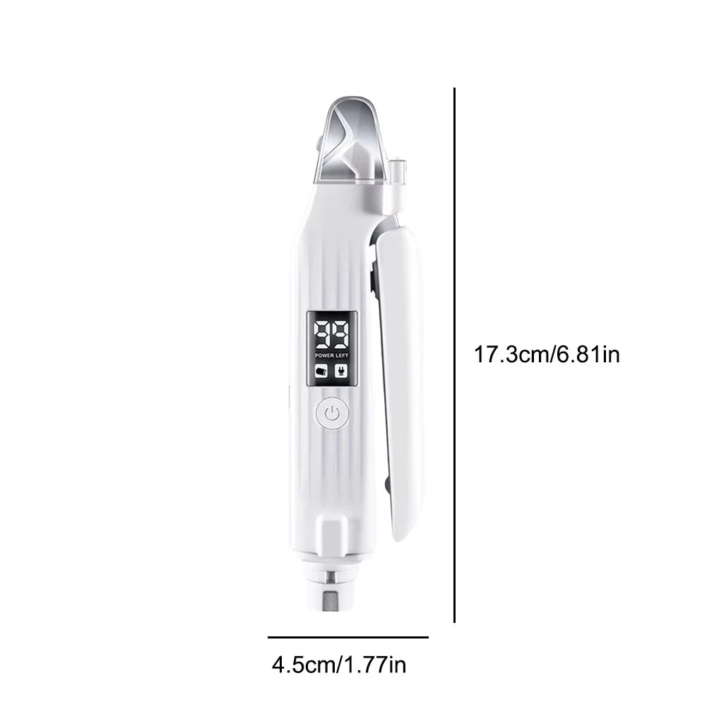 2-in-1 Electric Pet Nail Trimmer & Grinder with LED Lights