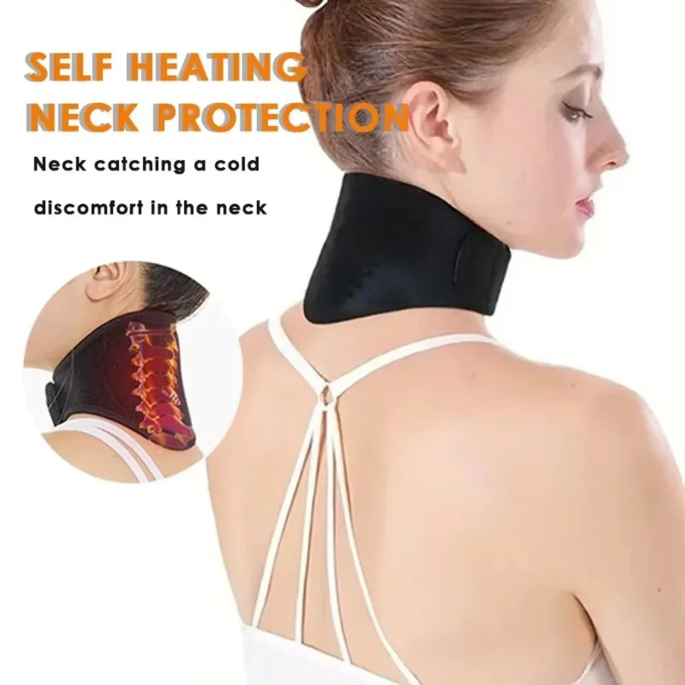 Self-Heating Magnetic Neck Massager