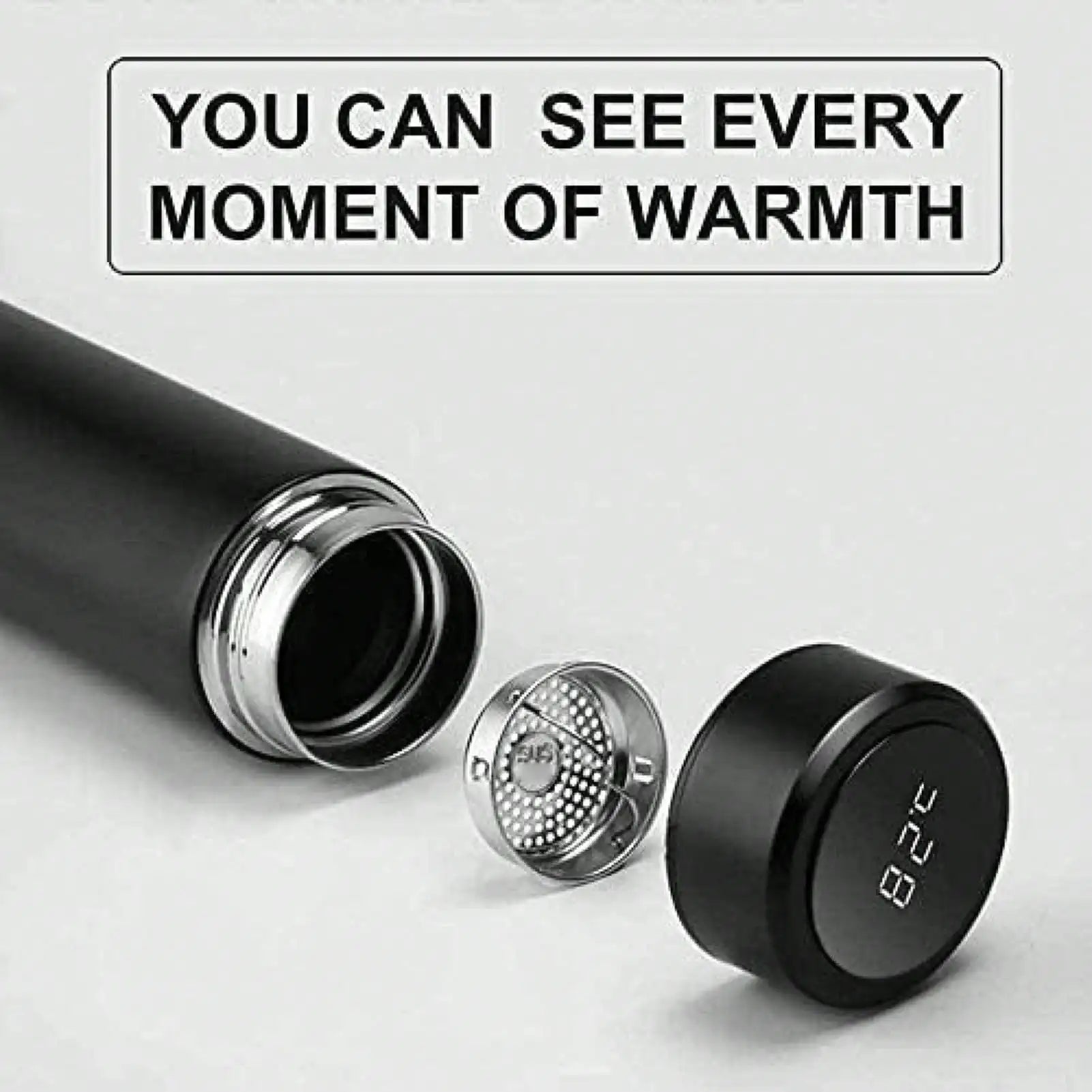 Insulated Stainless Steel Water Bottle – Leak-Proof Vacuum Thermos (500ml)