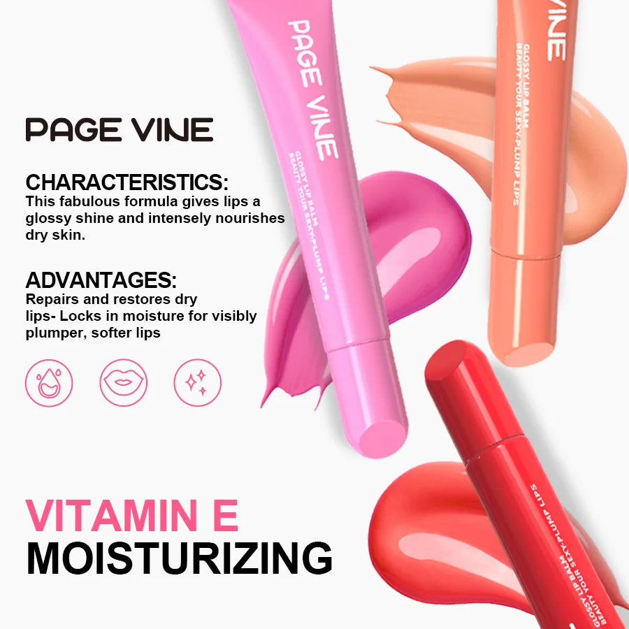 Plumping Lip Gloss — Moisturizing Nourishing Lip Oil (11 Shades)