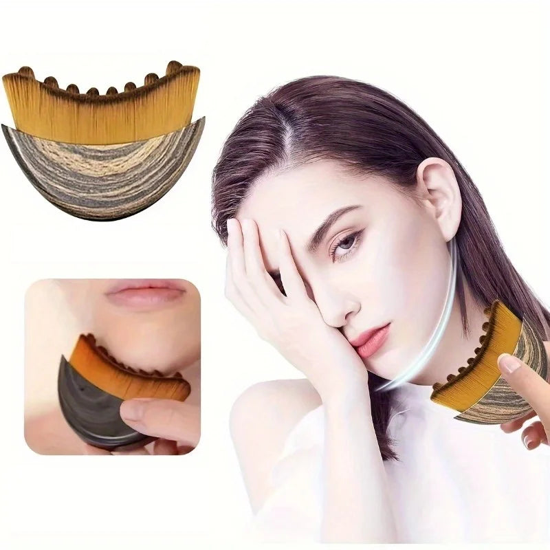 Lymphatic Drainage Brush – Face & Body Massage Tool for Detox & Relaxation