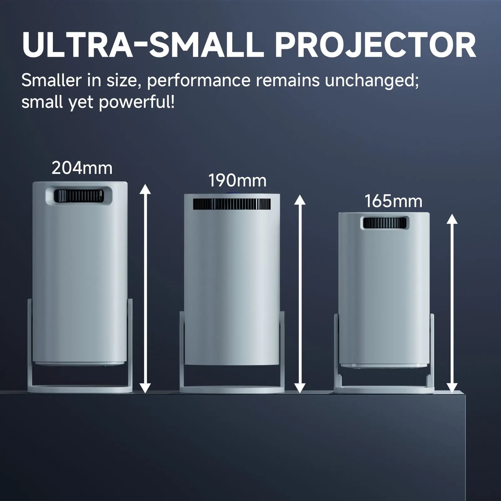 Smart Mini Projector P30 Pro — Android 14, WiFi 6, 4K Support, Home Theater