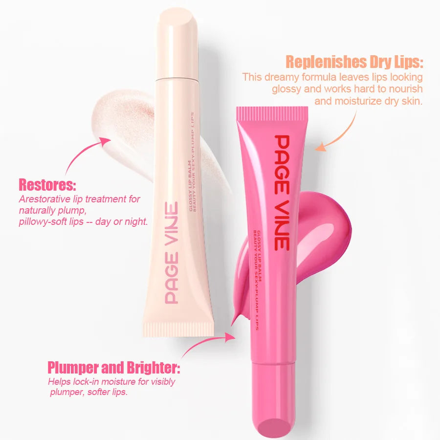Plumping Lip Gloss — Moisturizing Nourishing Lip Oil (11 Shades)
