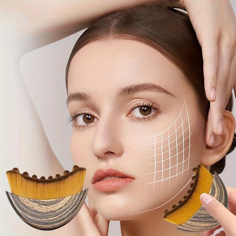 Lymphatic Drainage Brush – Face & Body Massage Tool for Detox & Relaxation
