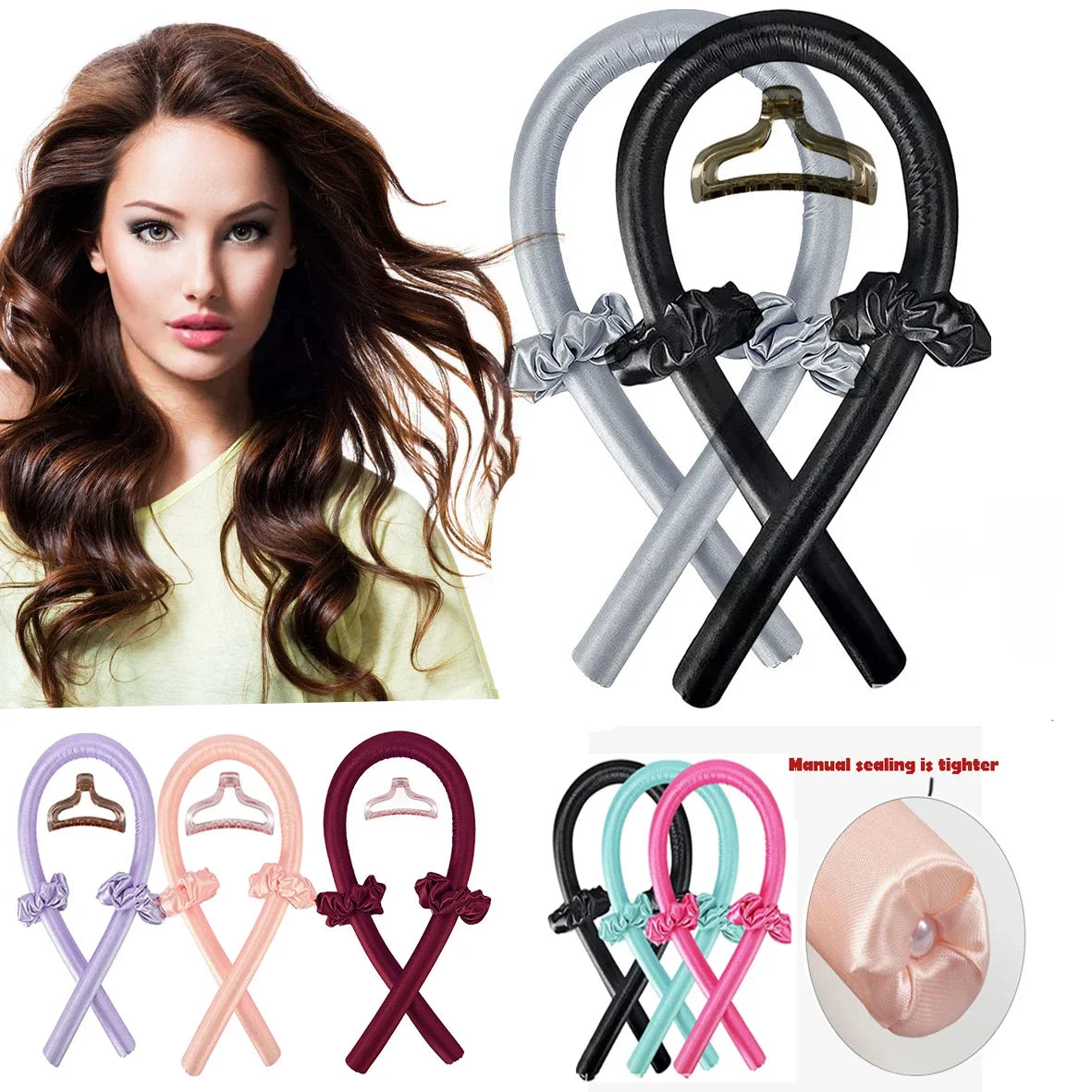 Heatless Curl Ribbon Hair Roller