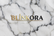 Blinkora Black Marble Logo